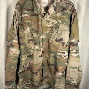 Men's Camouflage Military Style Shirt
